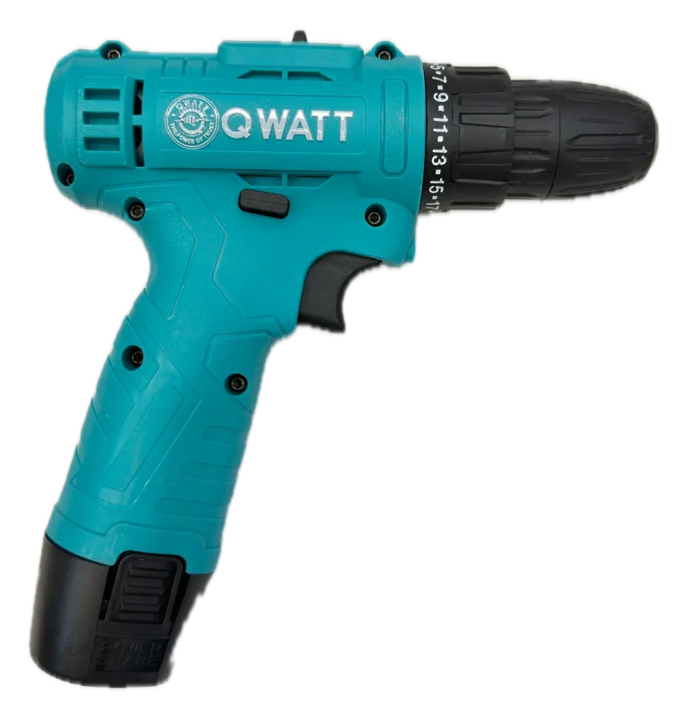 QWATT QWLI-01 12 V cordless drill kit