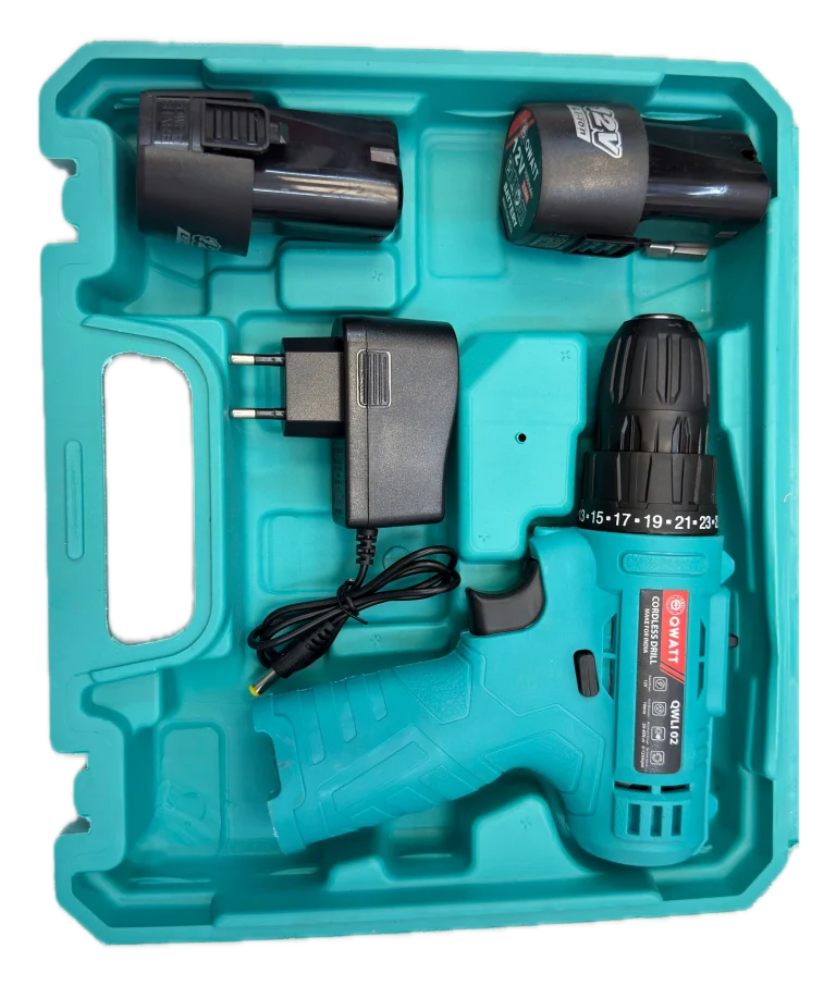 QWATT QWLI-02 12 V cordless accessory kit