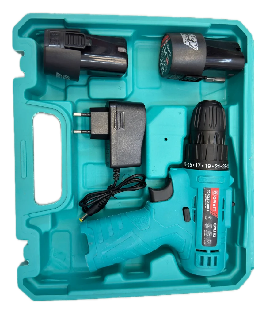 QWATT QWLI-02 12 V cordless accessory kit